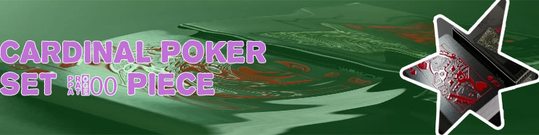 Cardinal poker set