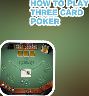 Online three card poker games